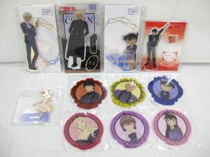 [ including in a package possible ] unopened anime Detective Conan Edogawa Conan cheap .. other acrylic fiber stand goods set 