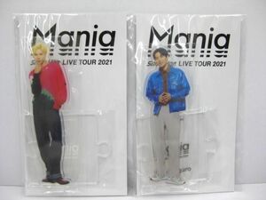 【未開封 同梱可】 Snow Man 目黒蓮 ラウール アクリルスタンド LIVE TOUR 2021 Mania 2点グッズセット