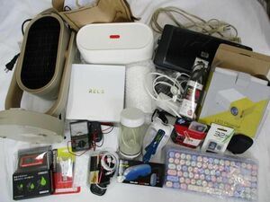 [ set sale ] operation not yet . consumer electronics RELX keyboard OMRON LED projector SD card cable etc. goods set 