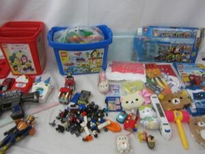 【まとめ売り 動作未確】 ホビー LEGO マリオ ピカチュウ ポチャッコ 他 レゴブロック ぬいぐるみ おもちゃ 等 グッ