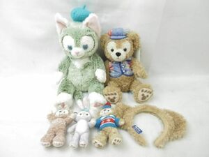 [ включение в покупку возможно ] б/у товар Disney Duffy jelato-ni др. 15 годовщина мягкая игрушка значок лента-ободок и т.п. товары комплект 