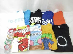 【同梱可】中古品 アーティスト ヤバイTシャツ屋さん 他 Tシャツ マフラータオル ラバーバンド グッズセット