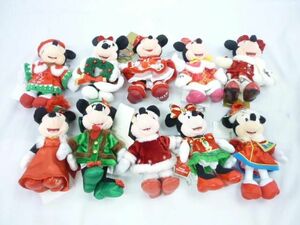 【同梱可】中古品 ディズニー ミニー のみ クリスマス 2010 2019 ぬいぐるみバッジ タグ付き グッズセット