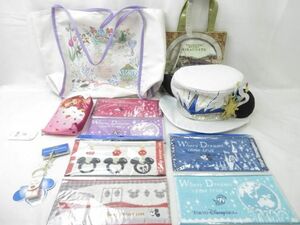 [ including in a package possible ] secondhand goods Disney lapntseru Mickey other fan cap pouch half size towel etc. goods set 