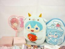 【同梱可】中古品 タレント すとぷり さとみ ころん うちわ ぬいぐるみ 筆箱 等 グッズセット_画像2