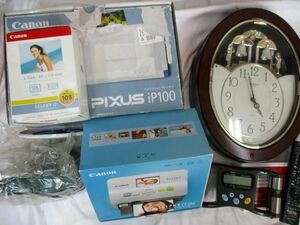 [ set sale ] operation not yet . consumer electronics wall wall clock Canon SELPHY CP780 PIXUS iP100 printer etc. goods set 