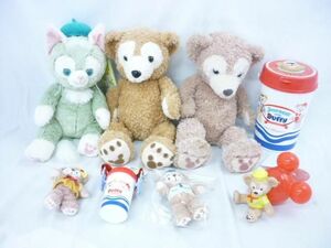 [ including in a package possible ] secondhand goods Disney Duffy jelato-ni other soft toy badge snack case etc. goods set 