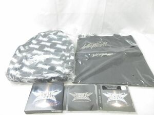 [ включение в покупку возможно ] б/у товар BABYMETAL Extreme голубой taru Logo рюкзак большая сумка CD товары комплект 