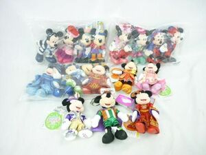 [ including in a package possible ] secondhand goods Disney Mickey minnie e-s ta- Halloween other soft toy badge goods set 
