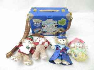 [ including in a package possible ] secondhand goods Disney Duffy Shellie May other Christmas 10 anniversary soft toy badge neck strap etc. 