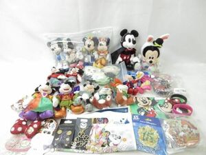 [ включение в покупку возможно ] б/у товар Disney Mickey minnie др. мягкая игрушка значок ремешок и т.п. товары комплект 