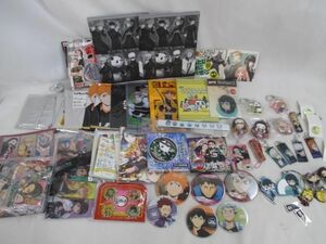 【同梱可】中古品 アニメ ハイキュー！！ 鬼滅の刃他 色紙 ピンズ 缶バッジ等グッズセット