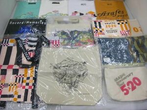 【未開封 同梱可】 嵐 Tシャツ ショッピングバッグ ポーチ タオル 等 11点 グッズセット