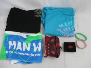 [ including in a package possible ] secondhand goods MAN WITH A MISSION T-shirt L size XL size towel wristband etc. goods set 