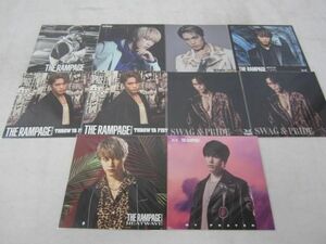 【同梱可】未開封 LDH THE RAMPAGE 藤原樹 のみ MY PRAYER THROW YA FIST 等 アザージャケット 10枚 グッズセット