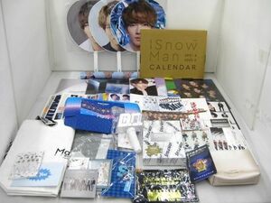 【中古品 同梱可】 Snow Man ASIA TOUR 2D.2D. 初回盤 Blu-ray 他 タオル ショッピングバッグ 等 グッズセット