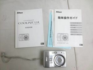 【同梱可】中古品 家電 NIKON COOLPIX L14 デジタルカメラ シルバー 動作確認済み