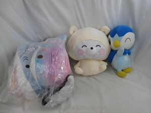 【まとめ売り 中古品】 ホビー くまぽこ くったりシャチ他 BIGぬいぐるみ 等 グッズセット