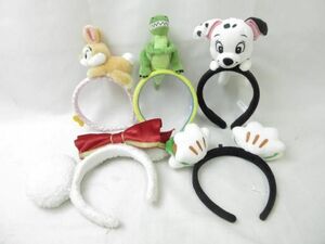 【同梱可】中古品 ディズニー パークフード 101匹わんちゃん ミニバニー 他 カチューシャ グッズセット