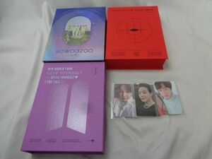 [ including in a package possible ] secondhand goods .. bulletproof boy .BTS SOWOOZOO SPEAK YOURSELF THE FINAL DVD trading card 3 sheets etc. goods set 