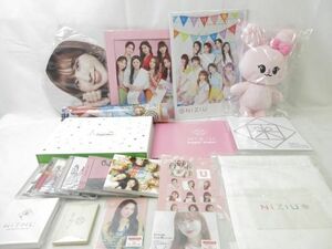 [ including in a package possible ] secondhand goods artist NIZIU soft toy "uchiwa" fan clear poster etc. goods set 