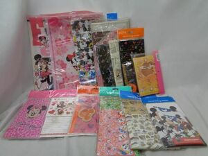 [ including in a package possible ] super superior article Disney letter set clear file wrapping set fastener attaching case set etc. goods 