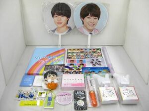 【中古品 同梱可】 なにわ男子 大西流星 ちびぬい 他 CD うちわ ペンライト 等 グッズセット