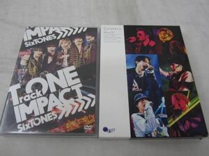 【同梱可】中古品 SixTONES TrackONE IMPACT 初回盤 通常盤 DVD Blu-ray 2点 グッズセット