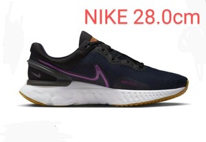 ◆NIKE◆ナイキ◆REACT MILER 3◆リアクトマイラー3◆28.0cm◆紺色パープル◆送料無料