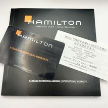 1円 美品 Hamilton ハミルトン アメリカンクラシックボルトン メンズ腕時計 H13421611 クォーツ スモセコ BOULTON SMALL SECOND 動作品 箱_画像9