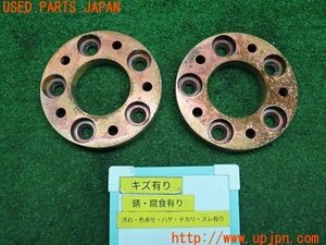 3UPJ=80510971]スカイライン クーペ(DR30 R30系 鉄仮面)後期 Battle Club ワイドトレッドスペーサー 20mm 5H PCD114.3 2枚 中古