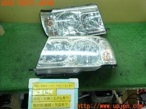 3UPJ=98460561]ランクル100(UZJ100W)前期 DEPO デポ ヘッドライト 08-D12-1103R(L) 中古