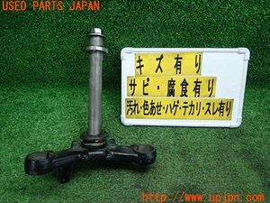 3UPJ=83860702]カワサキ・ニンジャ250(EXL250L) 純正 ステアリングステム 三又 アンダーブラケット 中古