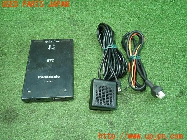 3UPJ=88270503]ランクル80系(HDJ81V(改))Panasonic パナソニック ETC車載器 CY-ET900 中古