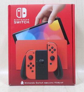 未使用 任天堂 Nintendo Switch 有機ELモデル マリオレッド HEG-S-RAAAA(JPN) D606