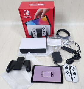 任天堂 Nintendo Switch 有機ELモデル ホワイト HEG-S-KAAAA(JPN) 中古 D610