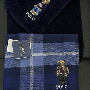 ラルフローレン　RALPH LAUREN ハンカチタオルセット 川辺　ブランドハンカチ 新品　三越　タオルハンカチ POLO ビッグポニー