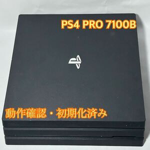 【SONY】PS4 pro CUH-7100B 本体のみ　封印シールあり①