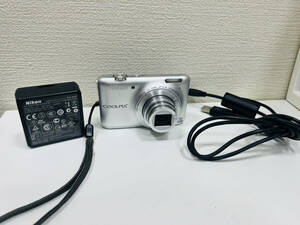 [SYC-3954][1 jpy ~] Nikon Nikon COOLPIX S6400 NIKKOR 12× WIDE OPTICAL ZOOM ED VR 4.5-54.0mm 1:3.1-6.5 digital camera operation verification ending 