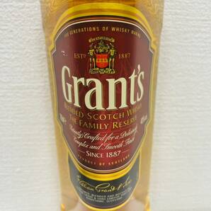【SYC-3937】【1円スタート】スコッチ ウイスキー Grant's FINEST SCOTCH WHISKY グランツ ファイネスト ウイスキー 43％ 760ml 洋酒の画像2