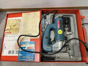 【FMD-352】【1円～】BOSCH ボッシュ ジグソー GST10 工具 ブレード コード 電動工具 動作未確認 ケース付き 保管品 現状品