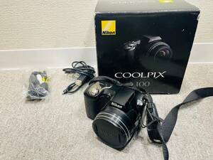 【SYC-4152】【1円〜】Nikon/ニコン COOLPIX クールピクス コンパクトデジタルカメラ デジカメ ズーム ZOOM L100 動作未確認品