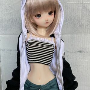 ◇猫耳亭◇パンダパーカーセット アウトフィット ドール angelphilia オビツL胸G胸まで対応 angel philia オビツ50ボディにの画像2