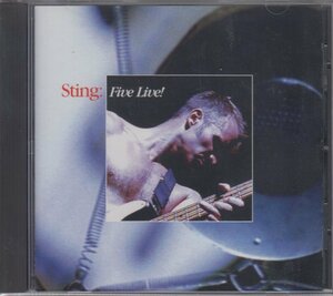 スティング Sting / Five Live!　 【ミニ・アルバム】★中古盤 / PCOM-9006/240501