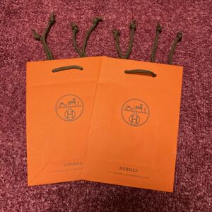 HERMES エルメス 紙袋 ショッパー 2点セット