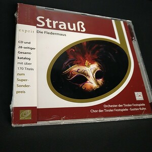 e（未開封）シュトラウス　こうもり　ハイライト　グスタフ・クーン指揮　Gustav Kuhn Strauss Die Fledermaus