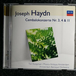 e（独盤）トン・コープマン　ハイドン　チェンバロ協奏曲集（No.3,4,11）Koopman Haydon Cembalo Concertos
