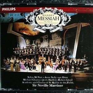 e（国内盤 2CD）マリナー　ヘンデル　メサイア　マクネア－　オッター　Marriner Handel Messiah