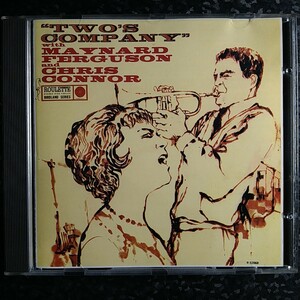 e（輸入盤）クリス・コナー　。ｐメイナード・ファーガソン　TWO'S COMPANY MAYNARD FERGUSON CHRIS CONNOR