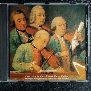 e（MUSIC&ARTS）バッハ　ヴァイオリン協奏曲集　Arcangeli Baroque Strings Michael Sand Violin Concertos